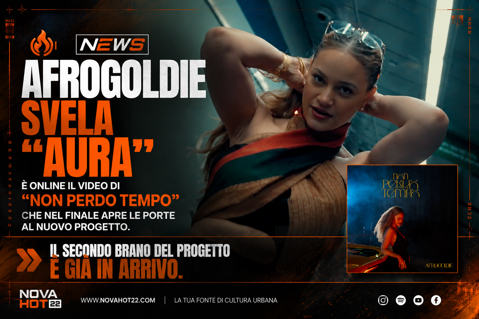 Afrogoldie svela “AURA”: il nuovo progetto prende forma .