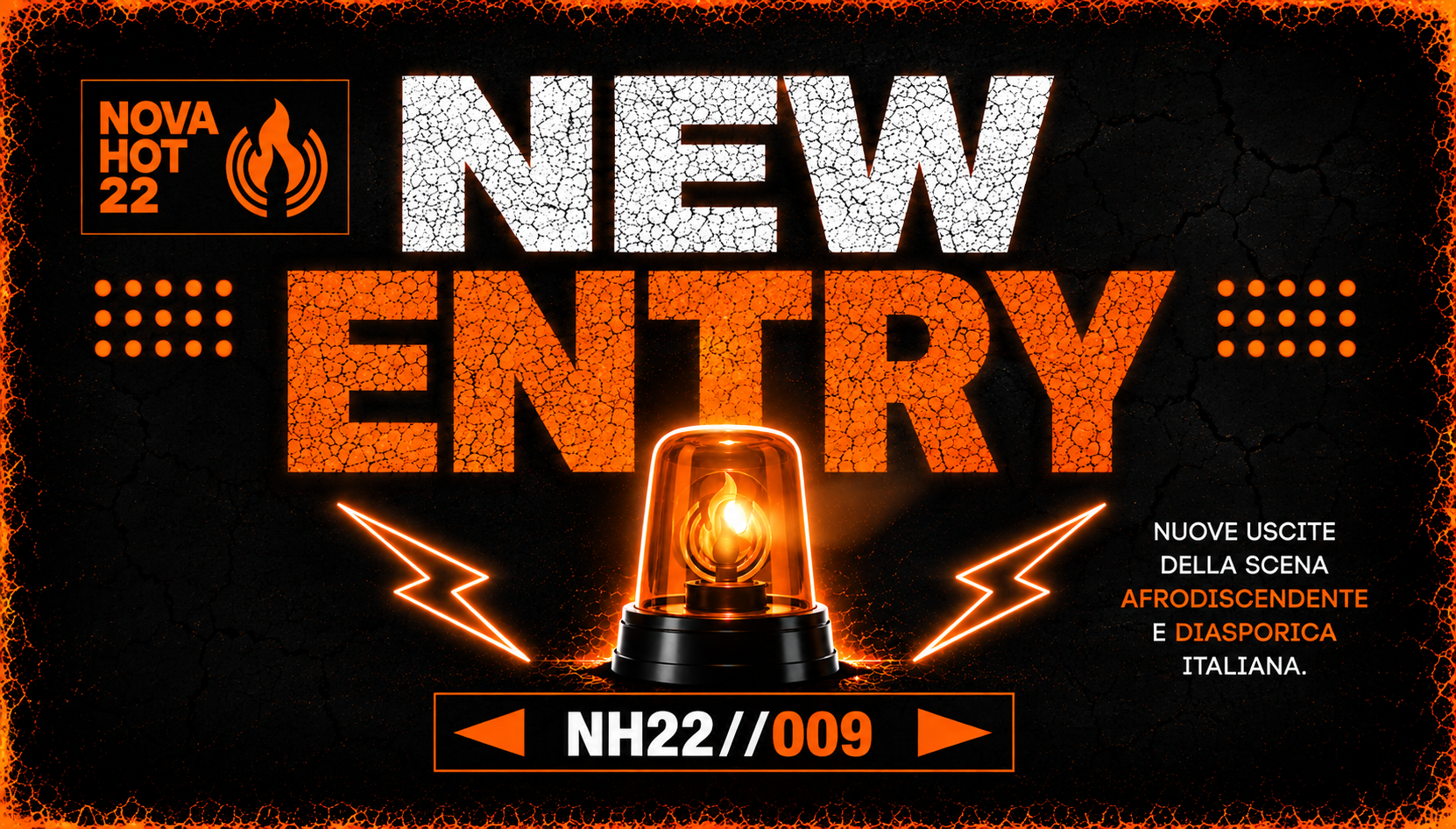 NEW ENTRY 009: sette nuovi brani entrano nella programmazione di NovaHot22